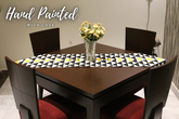 Trinity - Block Printed Table Mat & Runner
